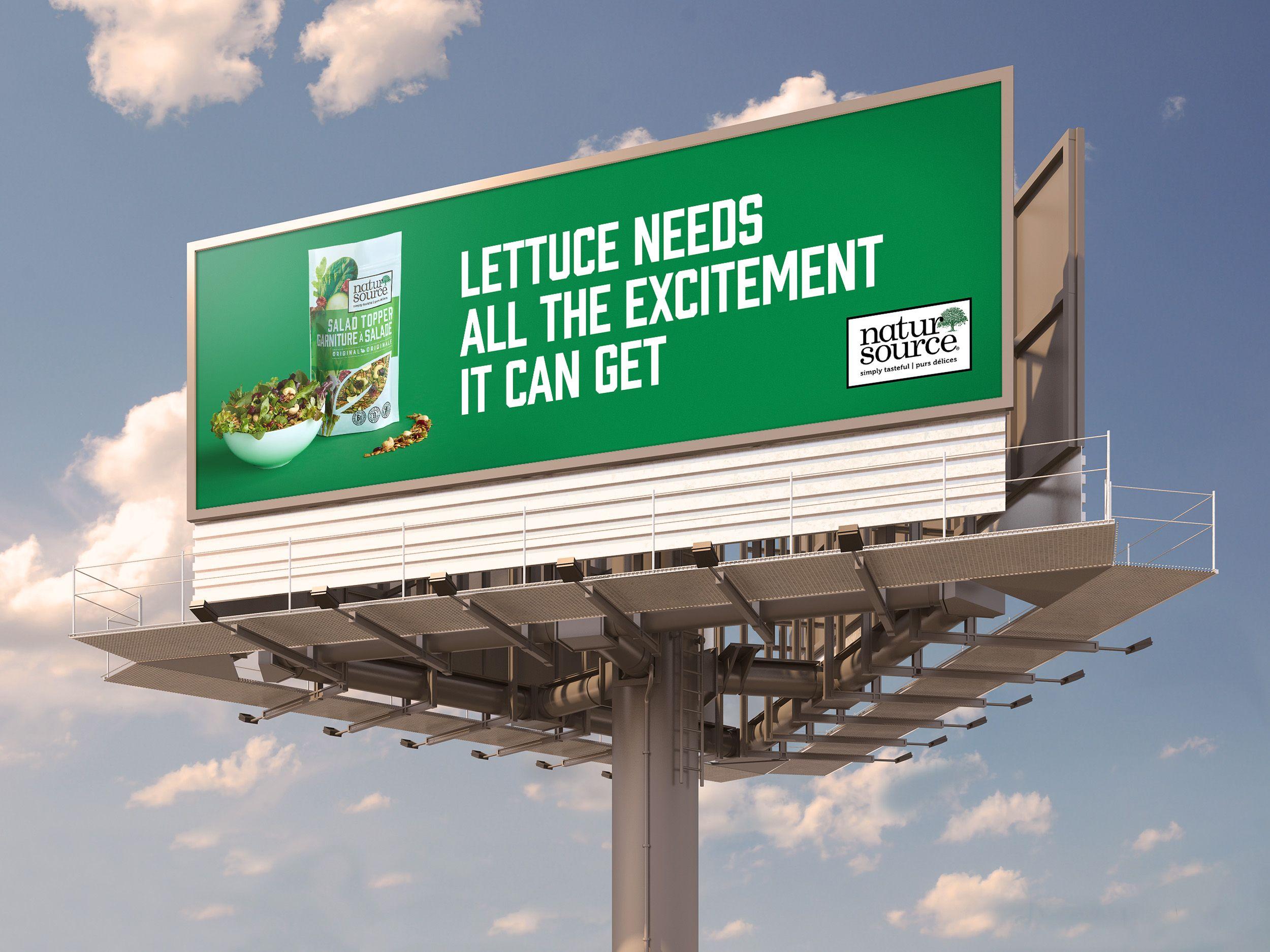 naturSource billboard Salad